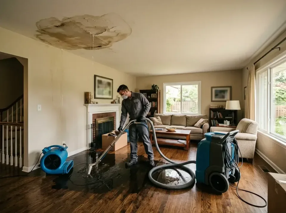 attic-pipe-burst-ceiling-drip-008 — frequently asked questions, Water Damage Restoration & Carpet Care in Wyoming, PA